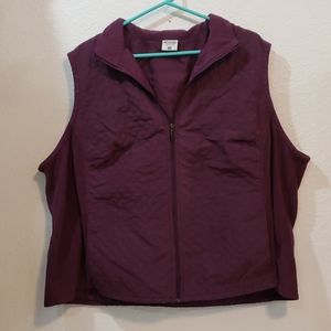 Columbia 3X fleece purple vest